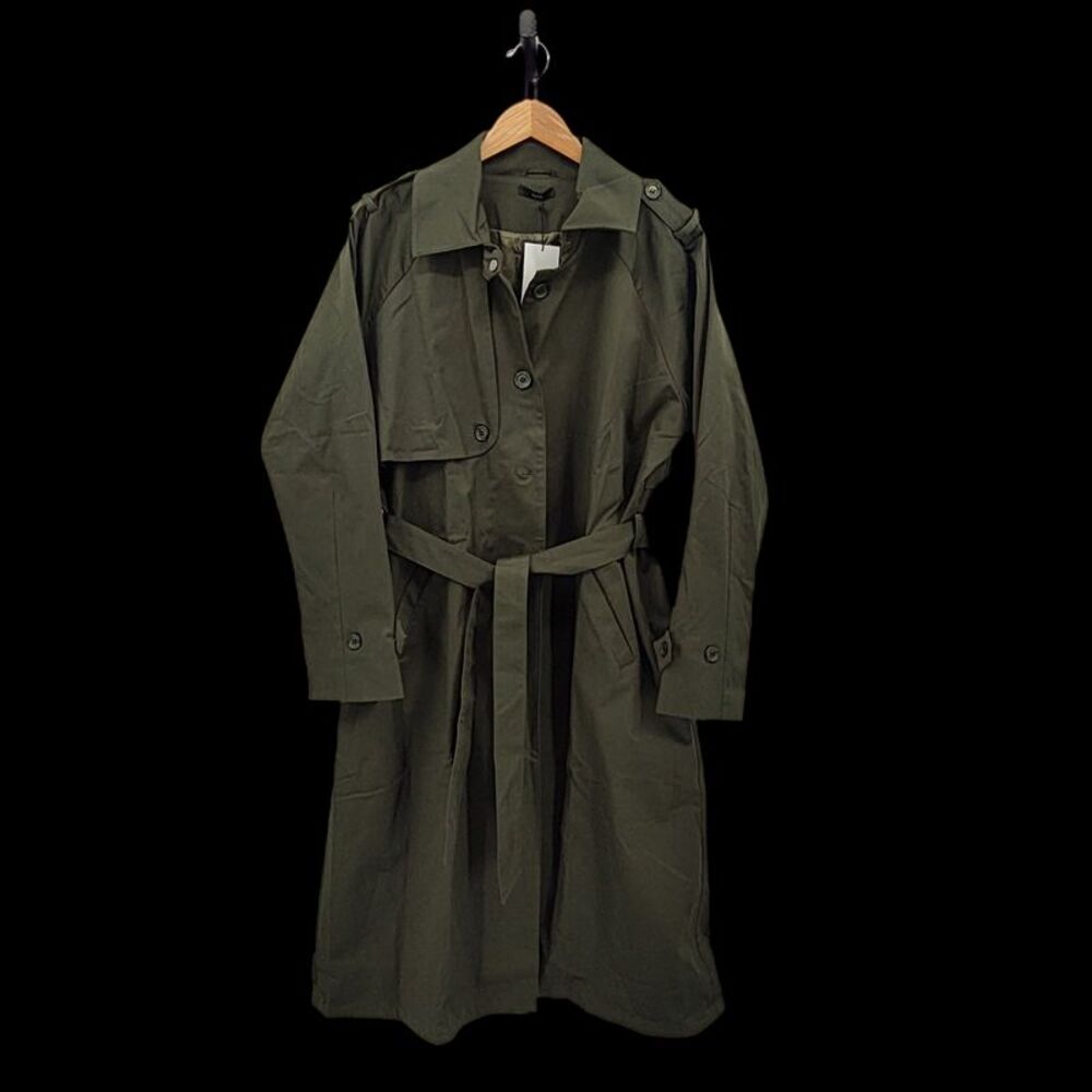 Ruti Women In My Element Trench Coat Olive Outerwear XL